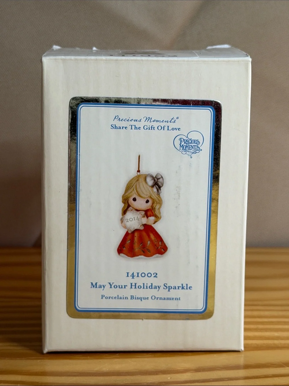 Precious Moments Share The Gift Of Love Ornaments 2011-2015 Set of 5
